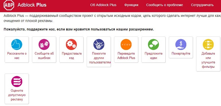 Adblock Plus - как поддержать проект